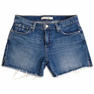 Joe’s Jeans Cut Off Denim Shorts Women’s 25 Raw Hem Mid Rise Blue Jean Shorts